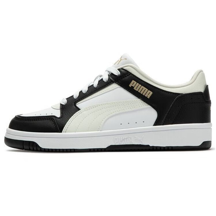 

Puma Rebound Joy Leather Comfortable Low-Top Sneakers Unisex sneakers Black White 380747-25 37