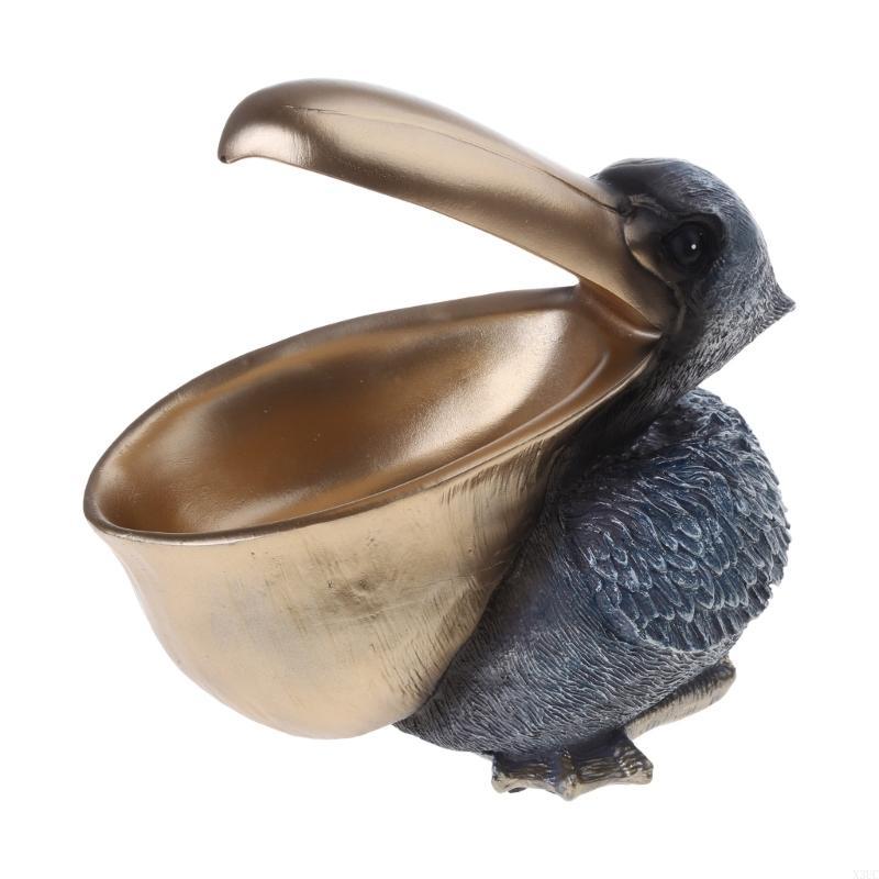 

Creative Resin for Pelican Statue Toucan Figurine for Key Holder Home Cell P X3UC золотий