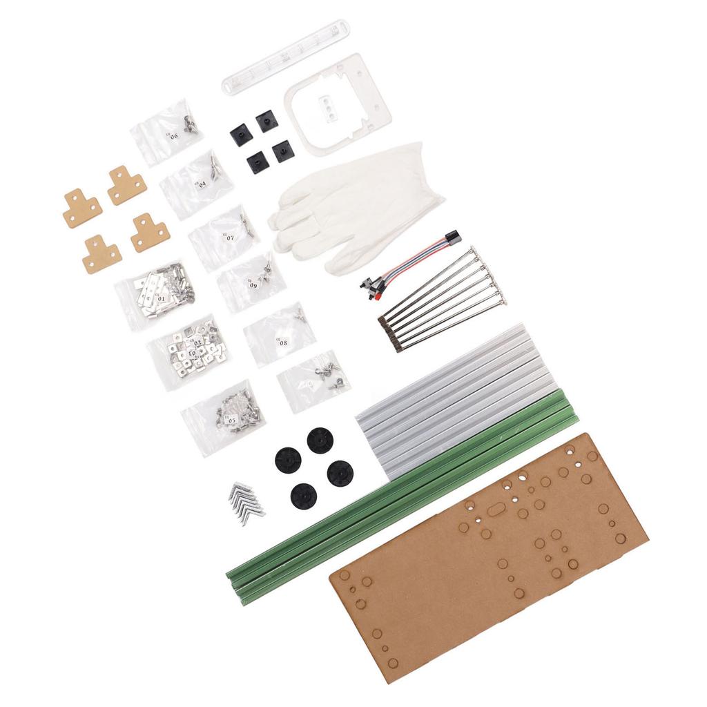 ATX Computer Open Case Bracket Good Heat Dissipation Support 4 PCI Slot Colored Aluminum Alloy DIY Bare Frame for Home