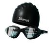 Anti-fog Adult Swimming Goggles Set Adjustable Diving Eyewear Silicone Swim Cap  Water Sports
