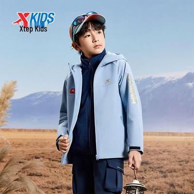 Boys' Water-Resistant Printed Windbreaker