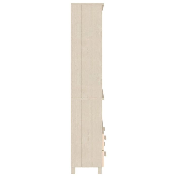 VidaXL Buffet HAMAR Solid Pine Wood Honey Brown 3100934