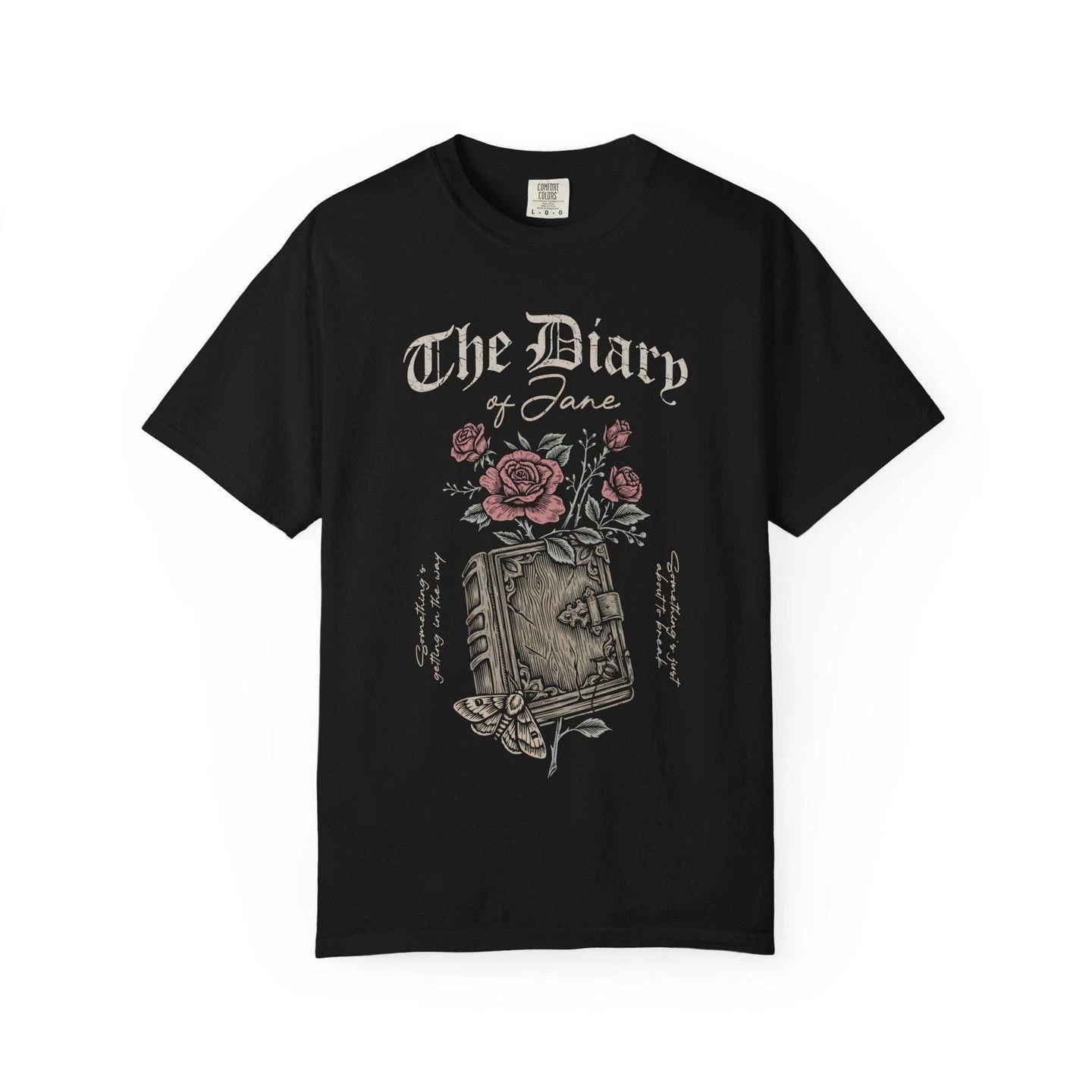 

Gothic Book Shirt, 90s Rock Shirts, Vintage, Rock, Comfort Colors, Musician Gift 4XL