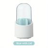 Rotating Makeup Brush Storage Box Portable Multifunction Dust Proof Desktop Organizer Lipstick Shadow Cosmetic Holder