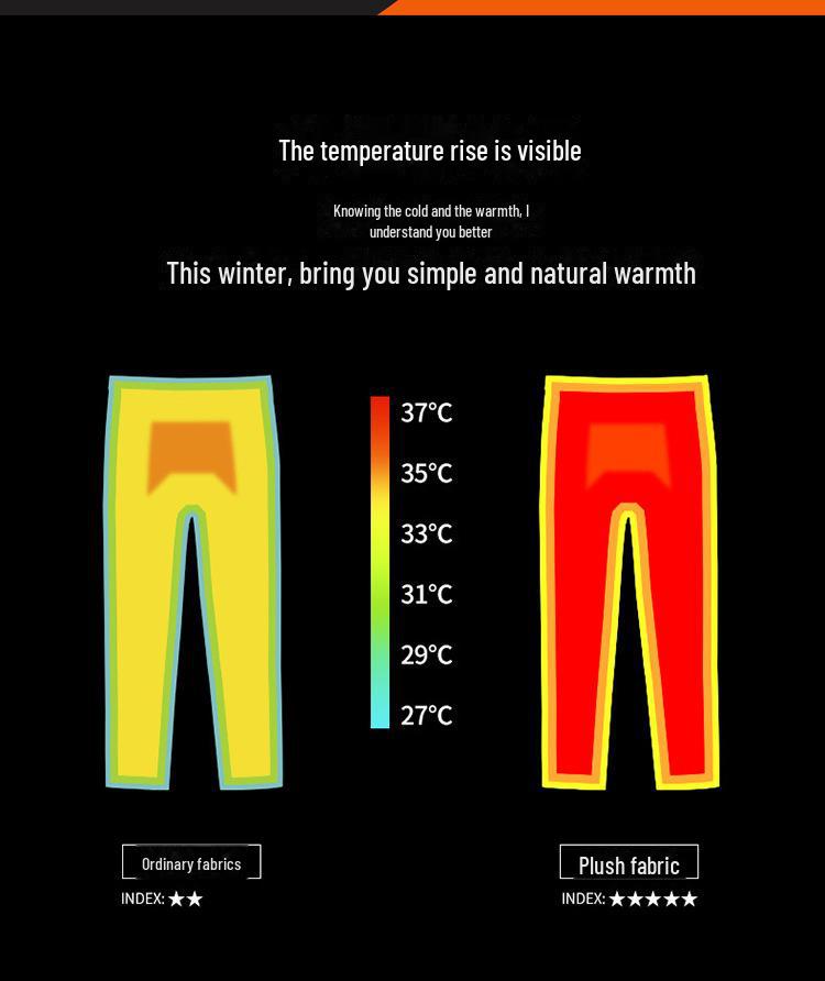 Men's Chenille Velvet Elastic Waist Casual Pants - Thick, Brushed Wool, Loose Fit for Autumn/Winter