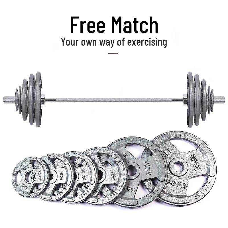 Pure Iron Hand Grip Barbell Plates