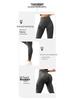 Sömlösa Ribbade Höga Midje Yoga Leggings för Kvinnor