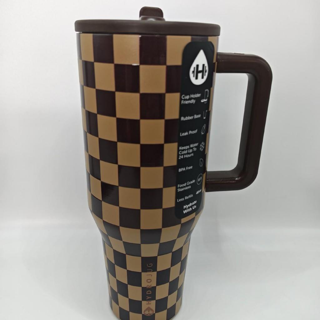 HydroJug Borraccia da Viaggio Isolante a Prova di Perdite, Grande 32oz/40oz, con Manico