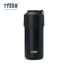 TYESO Vakuumisolierter Flaschenkühler für Haustierflaschen, Weinflaschen, Kaffee, Edelstahl, Sommer, Outdoor, Tragbar, Inklusive Becher