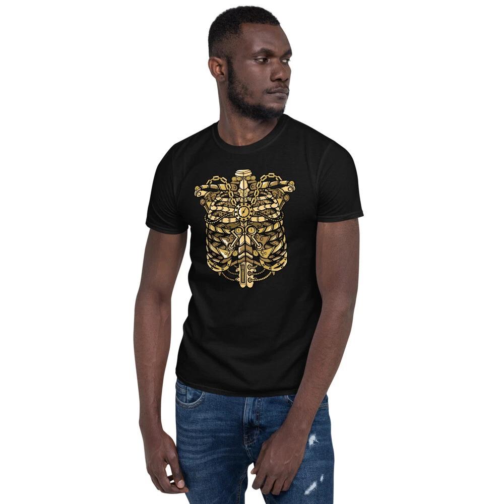 STEAM PUNK RIB CAGE AWESOME GRAPHIC Short-Sleeve Unisex T-Shirt M