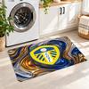 Flannel Kitchen Mat Leeds United Football Soft Area Rug Non Slip Floor Carpet Home Decoration