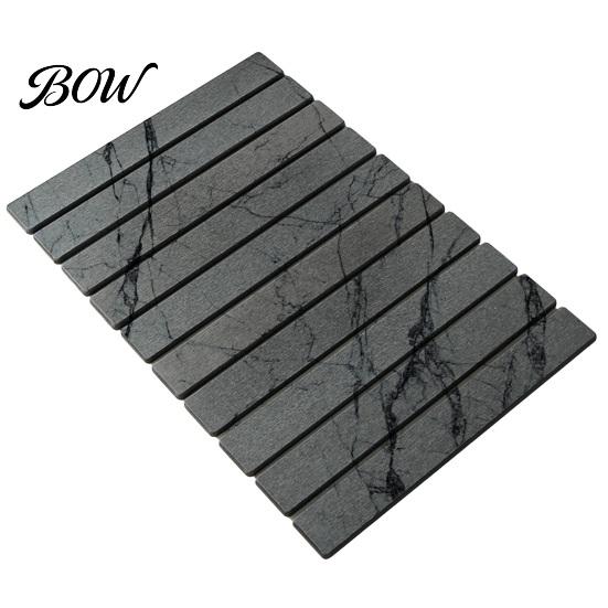 Fast Drying Kitchen Accessories Diatomaceous Dish Mat, Collapsible Absorbent Drain Pad, Large Capacity Rack Heat Resistant Multipurpose for Countertop