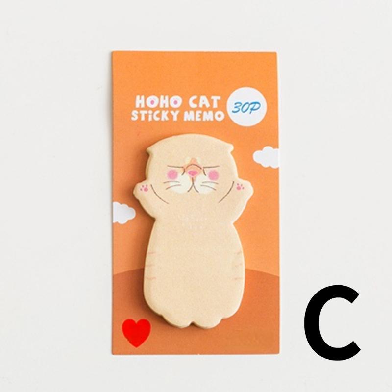 1 db Cute Cat sorozat öntapadós cetlik diáküzenet matrica N Times jegyzettömb Scrapbooking iskolai címke levélpapír