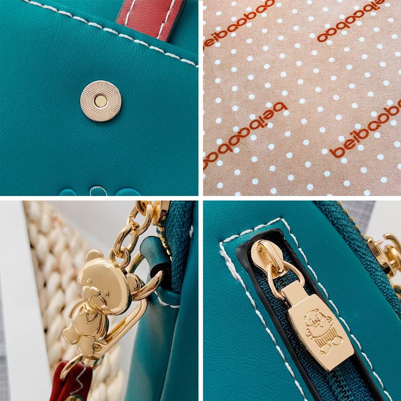 Cute Cat Crossbody Bags for Girl Mobile Phone Bag Female Luxury Designer Women's Bag 2024 Winter Trend Shoulder Bag