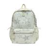 Schoolbag Trendy Brand Schoolbag Junior High School Student Male High School College Student Tie-dye Travel Backpack Large Capacity Lightweight