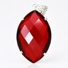 NATURAL Red Topaz 120 Ct Certified Marquise 925 Sterling Silver Pendant For Gift AI-53-NS
