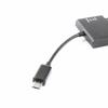 Heißer 4-Port Micro USB Typ-C Power OTG Extender Hub Kabel Schwarz Für Android Tablet Smartphone U-Disk Maus Zubehör