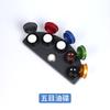 Watch Oiler Kit Alloy Five Holes Watch 4 5 Oil Dishes Oil Cup Dishes With Cover Watch Repair Tool for Watchmaker