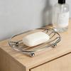 Metal Soap Dish Drainage Rack Rust Resistant Bathroom Shower Soap Holder Bathroom Accessories Minimalist Style Home Decoration