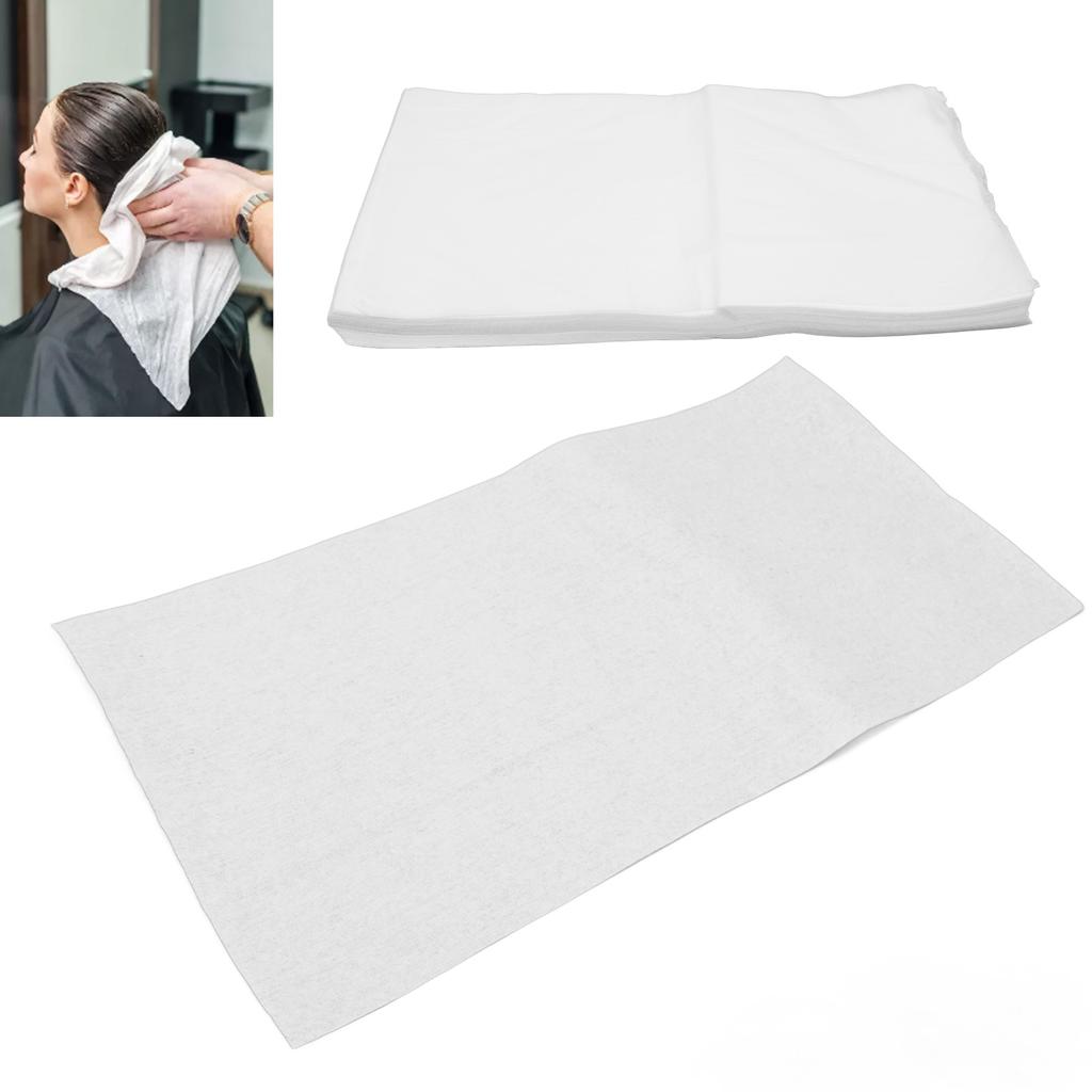 100PCS Disposable Towel Soft Superfine Fiber Strong Water Absorption Foot Bath Towel for Hair