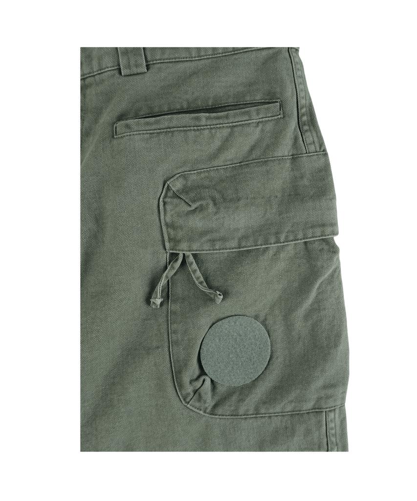 Ialtial Multi Pocket Cargo Pants Khaki