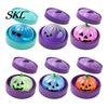 Safe Stress Ball Halloween Dumpling Relief Toy, Pumpkin Ghost Steamed Bun Squeeze Toy Sensory Fidget Party Favors Anxiety