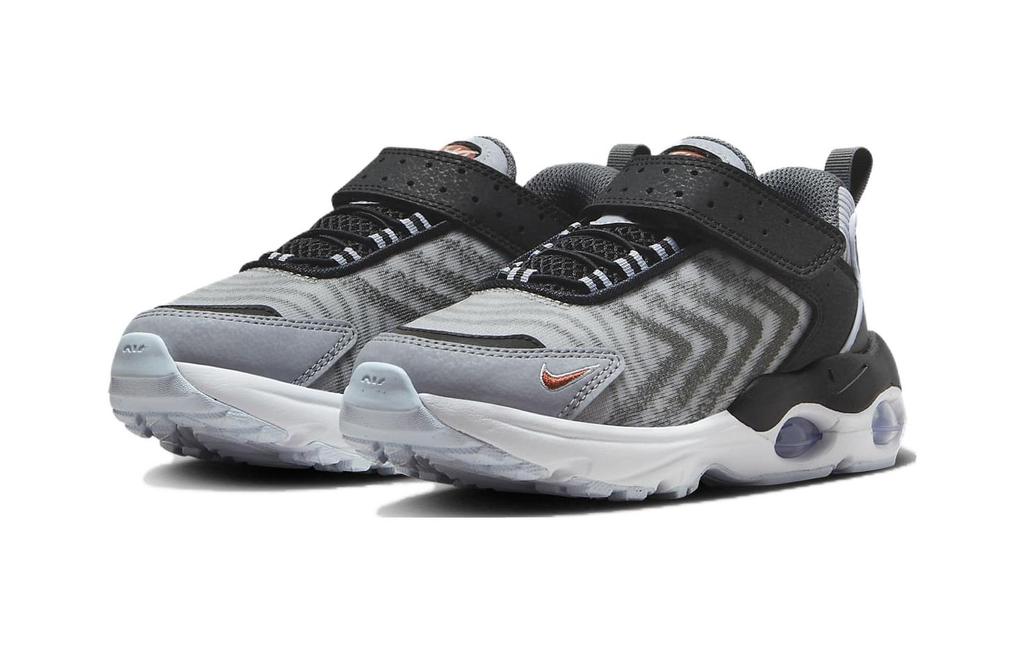Nike Air Max TW Mesh Comfortable Abrasion Resistant Breathable Kids Lifestyle Shoes Gray Black DQ0297-006