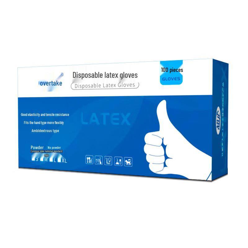 JIAZHANLI Disposable Powder-Free Latex Gloves