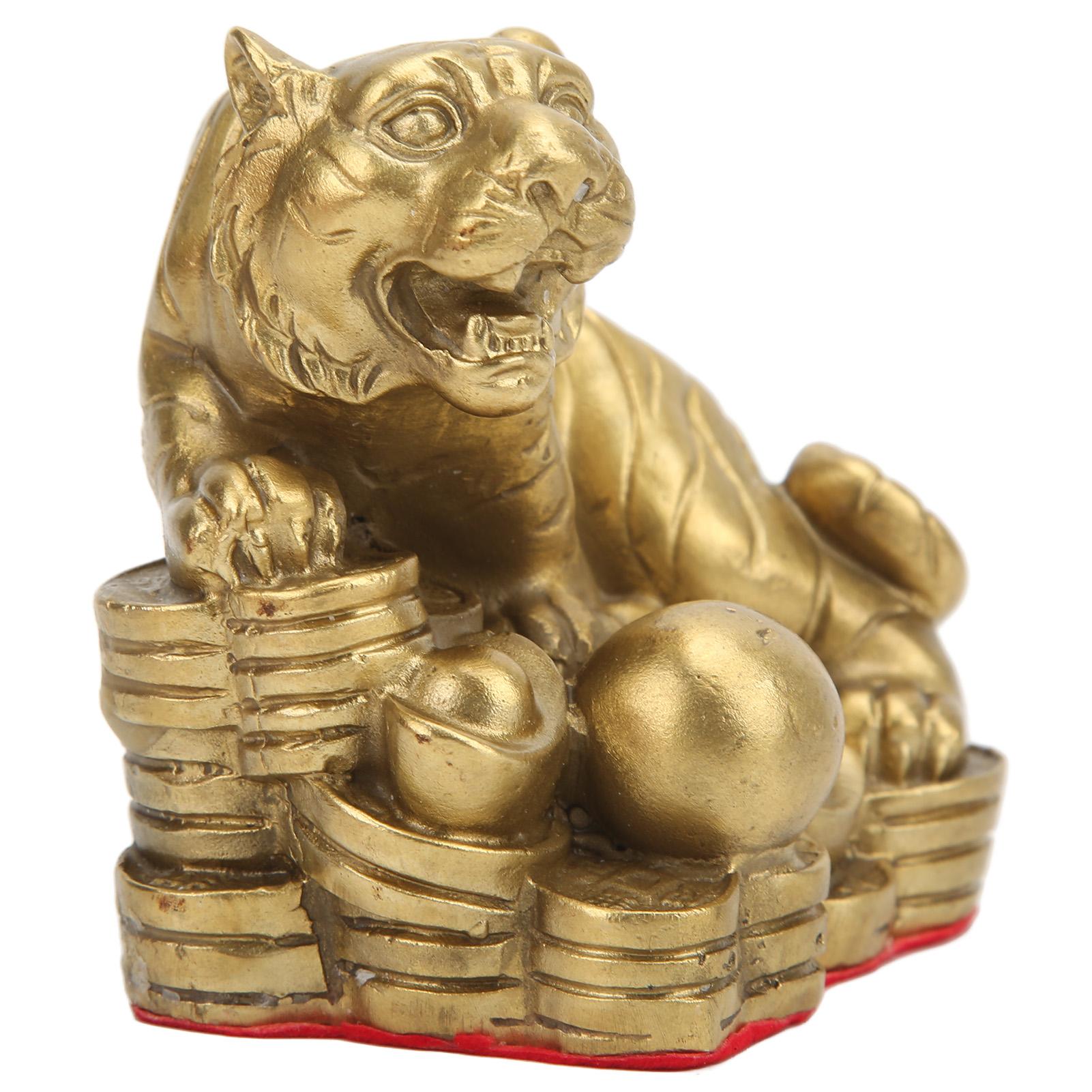 

Латунная статуя тигра. Прочная, долговечная латунная статуя, привлекающая богатство и удачу. Легко чистить. Статуя тигра, приносящая удачу.