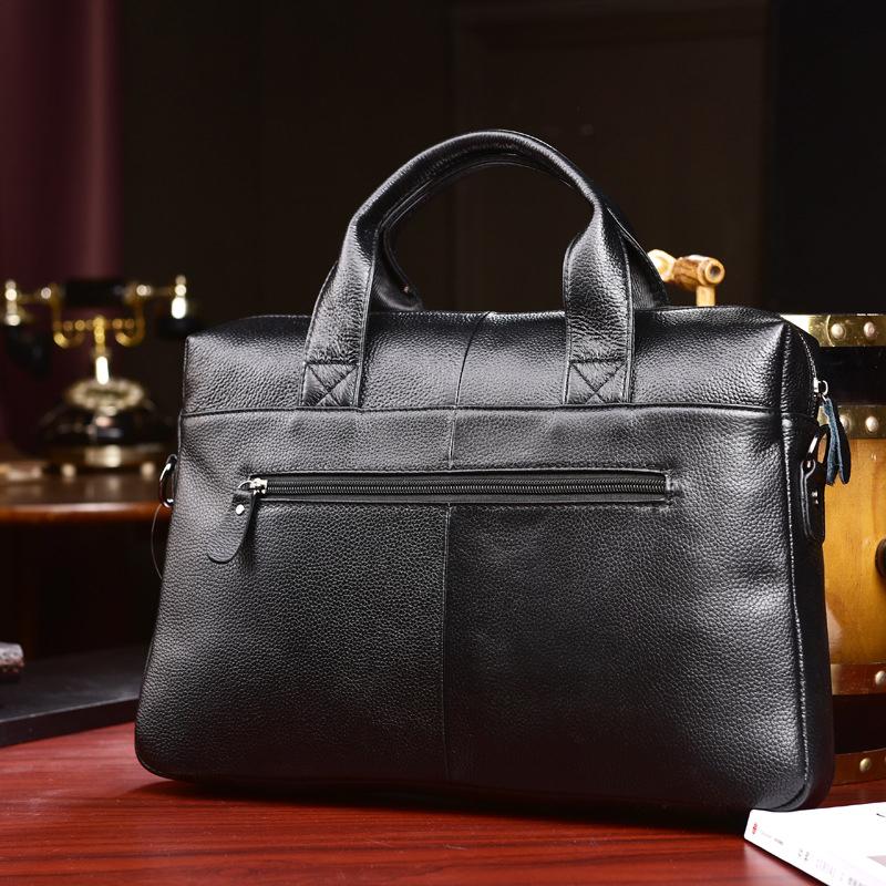 Brand Fashion Designer Leather Messenger Briefcase Men's Business Bags IPad Computer Bags 2026 Hot Fashion Male HandBag Tote Bag
