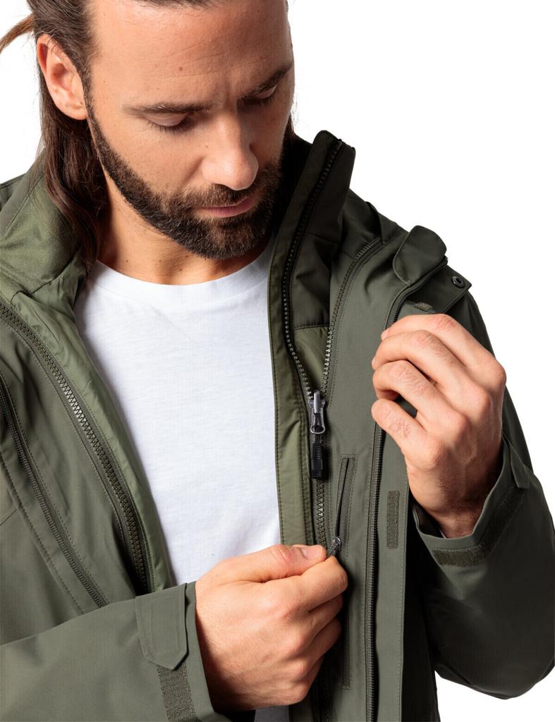 Куртка VAUDE Мужская куртка Caserina 3in1 Jacket II Мужская куртка Caserina 3in1 Jacket II (42048) хаки