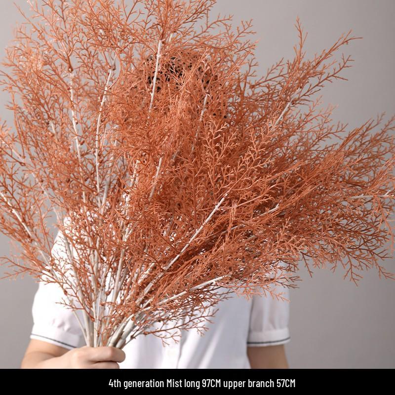 Karamelkleurige Kunstbloemen Bruiloftsdecoratie - Plafond- en Wegdekarrangementen, Koffietint Nepbloemen.