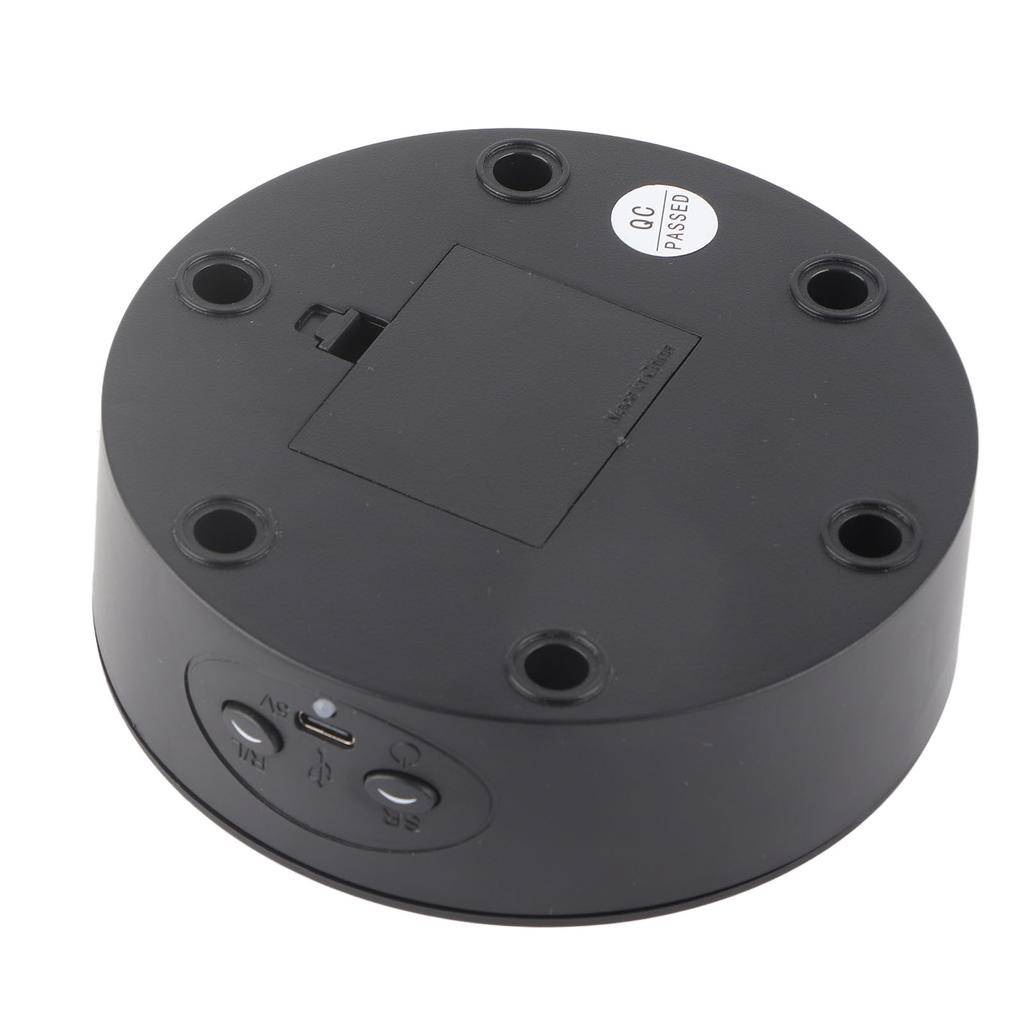 Soporte de Exhibición Giratorio de 360 Grados Carga Máxima 6.6lb Plato Giratorio Eléctrico Giratorio para Botellas de Vino