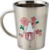 Moomin Stainless Steel Mug Gift Little Yamaka Made in Japan Double-Sided (350ml) Pink, Boxed, Moominmamma, My, Shoten, (Chemical), MM7803-856