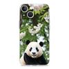 Phone Case For iPhone 15 14 13 12 Mini 11 Pro Max XS X XR 7 8 Plus Clear Shockproof Silicone TPU Cover Fubao panda