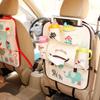Korean Cartoon Car Seat Back Organizer with Reinforced iPad Holder - Multifunctional Storage Bag