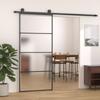 Day and Night - Day and Night ESG Sliding Door Glass and Aluminum 90x205 Cm Black