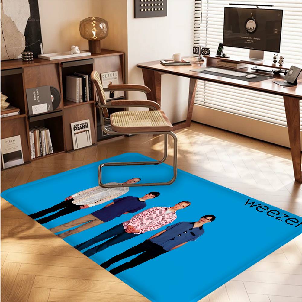 Rock Band W-Weezer Kitchen Mat Cheaper Anti-slip Modern Living Room Balcony Printed Modern Home Decor