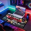 Custom Name Personalized Batman Pattern Mousepad, Laptop PC Desk Mat, Decorative Desk Mat for Home Keyboard Pad Gift