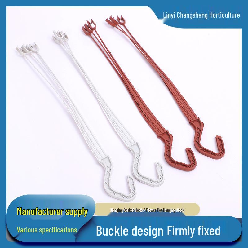 

Durable Decorative Flower Pot Hook for Indoor/Outdoor Hanging Baskets красный