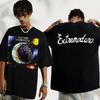 SpringSummer Graphic Rock Band Tee EXTREMODURO Tour Pattern Printed Cotton Fashion Casual Short Sleeve Round Neck Tshirt