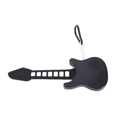 Guitar Finger Piano Keychain Portable Foldable Silicone Guitar Model with Sound Chips Playable for Kids Adults Musical Instrument