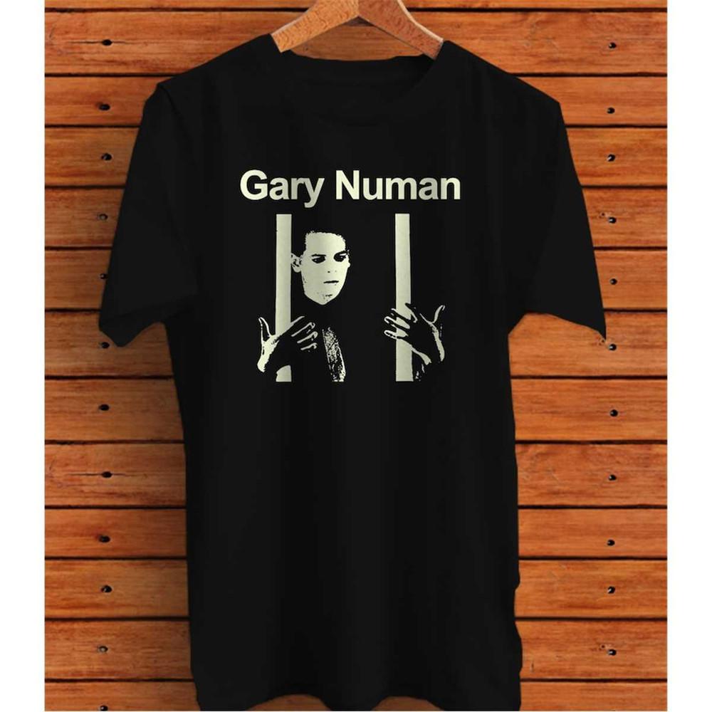 Gary Numan New Wave Dark Wave Printed T Shirt All Size Unisex T-Shirt M