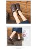 Retro Mori Style Women's Handmade Leather Flats - Comfortable & Versatile (2011-25)