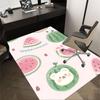 1PC Watermelon Carpet Ultra Soft, Thick & Absorbent, Non Slip Machine Washable Mat for Entryway