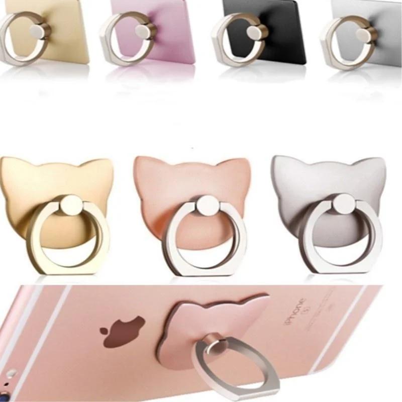 1 Pcs Metal Ring Stand Universal Applied Mobile Phone Stand 360 Degree Rotate Practical Device Rack Holder Iphone Smart Phone