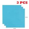 3PCS Blocks Base Plate 32x32 32x16 Dots Baseplate Classic Building Bricks MOC Parts for City Figures Children Toy