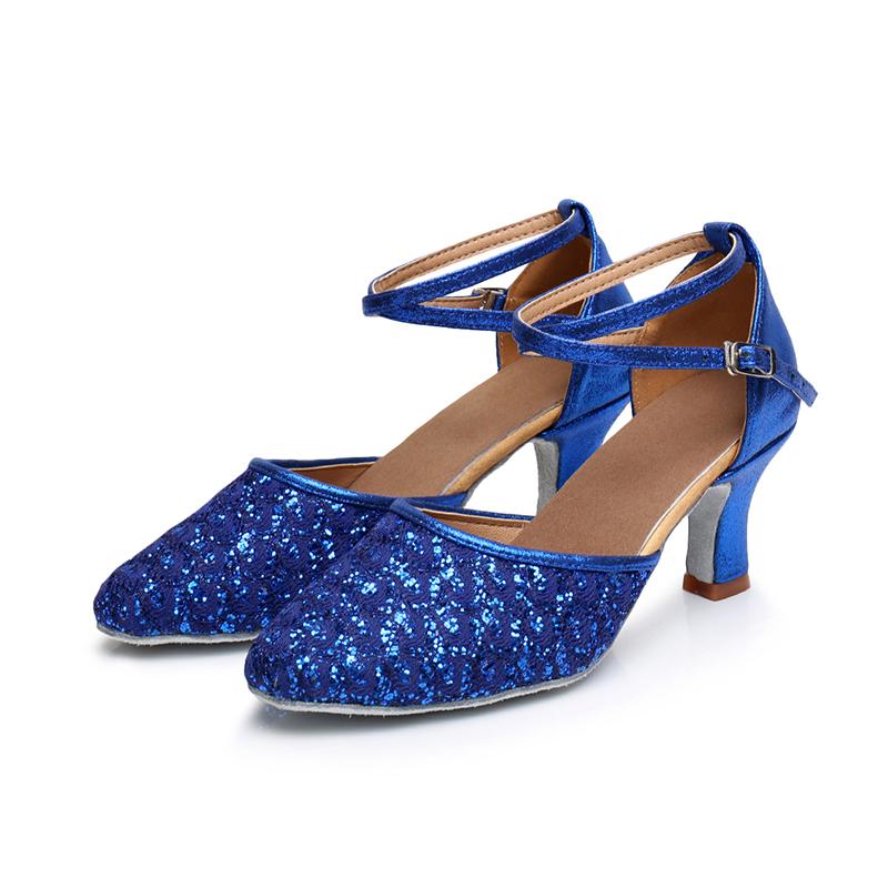 Pantofi de dans profesional pentru femei cu talpă moale pentru interior cu vârf închis