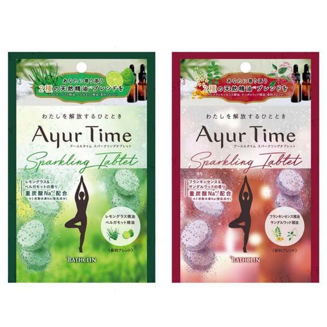 BATHCLIN - Шипучие таблетки Ayur Time Frankincense & Sandalwood 40g