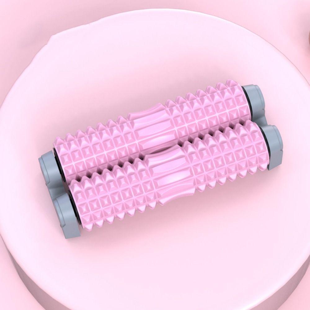 Non-Slip Muscle Relaxation Roller Double Pipe Deep Back Stretching Roller Fitness Training